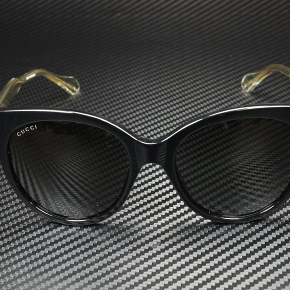 Gucci Grey Black 54mm Sunglasses